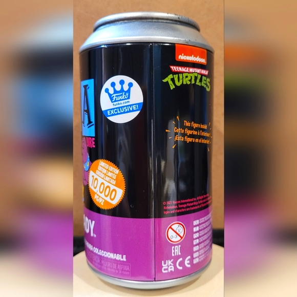 *Rare* Funko Soda can Rocksteady BLACKLIGHT Teenage Mutant Ninja Turtles - Picture 4 of 6